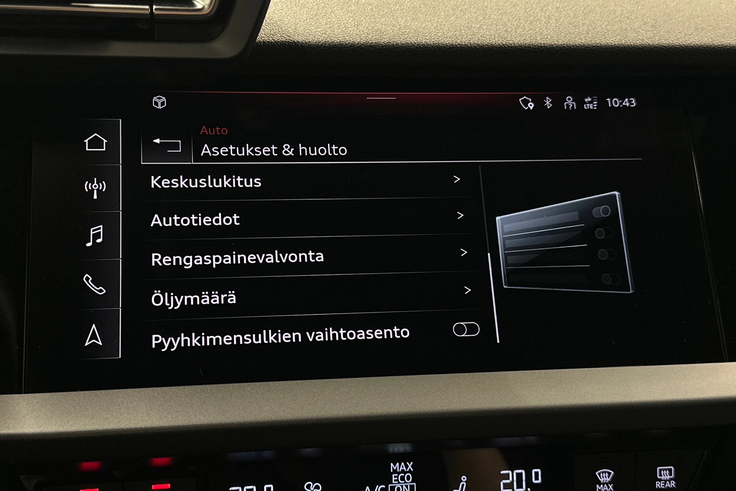 musta Audi A3 2025 kuva 29.