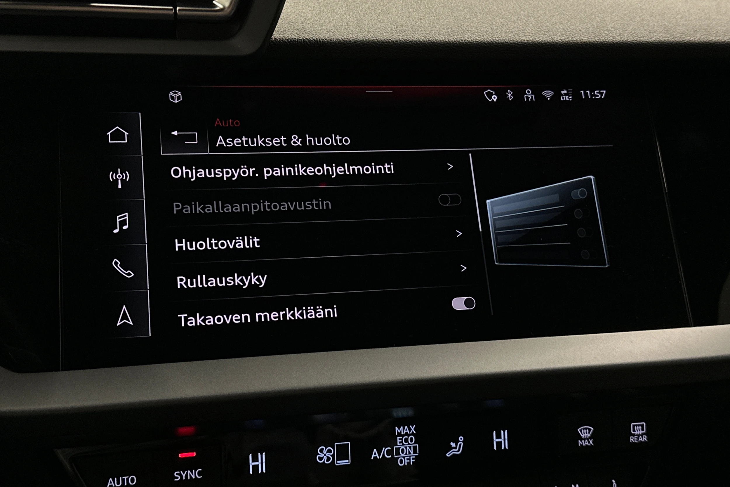 sininen Audi A3 2025 kuva 26.