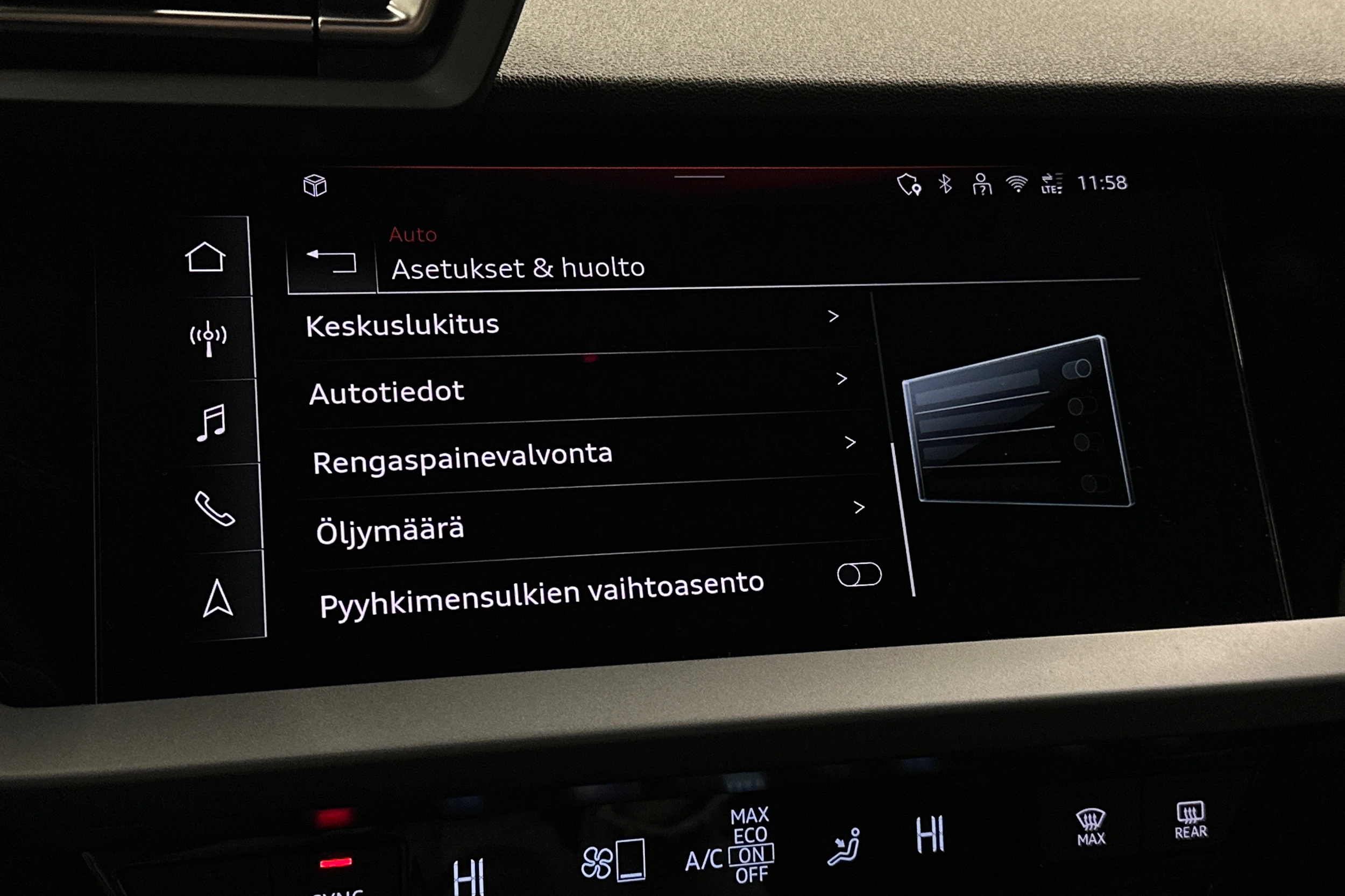 sininen Audi A3 2025 kuva 27.