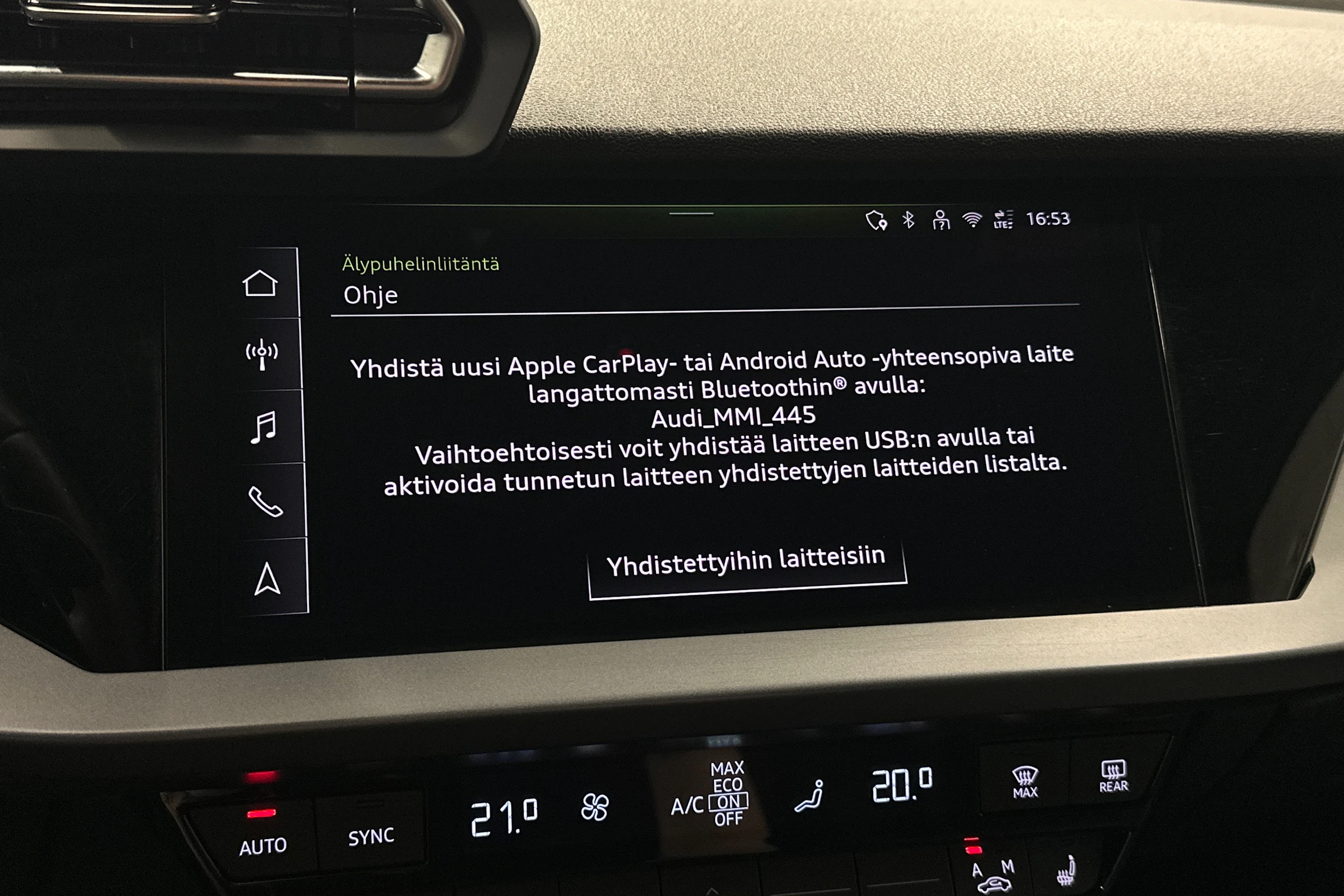 sininen Audi A3 2025 kuva 22.