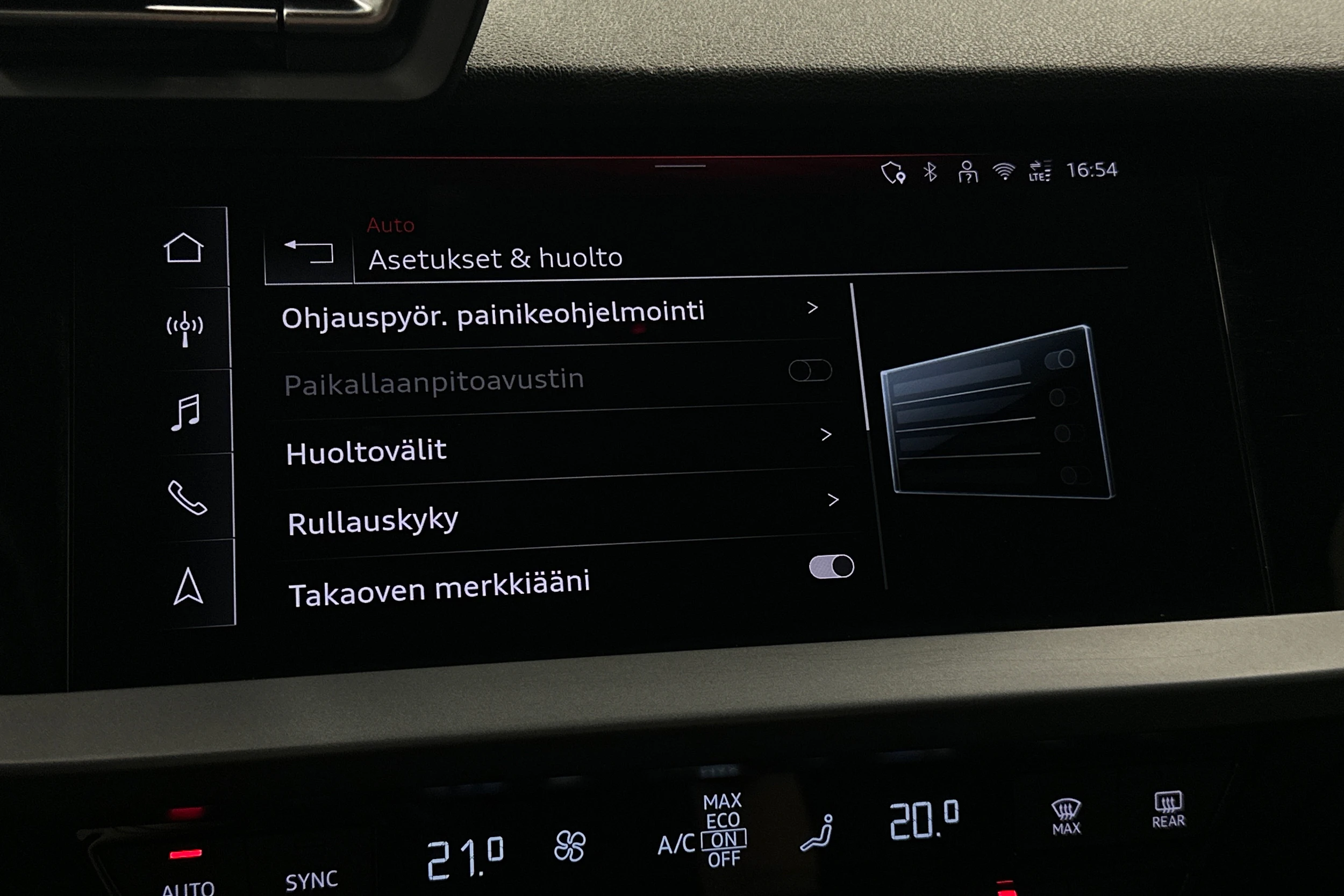 sininen Audi A3 2025 kuva 29.