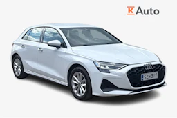 valkoinen Audi A3 2025 kuva 1.