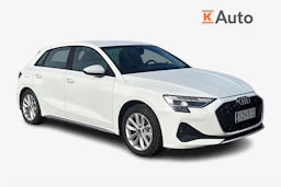 valkoinen Audi A3 2025 kuva 1.