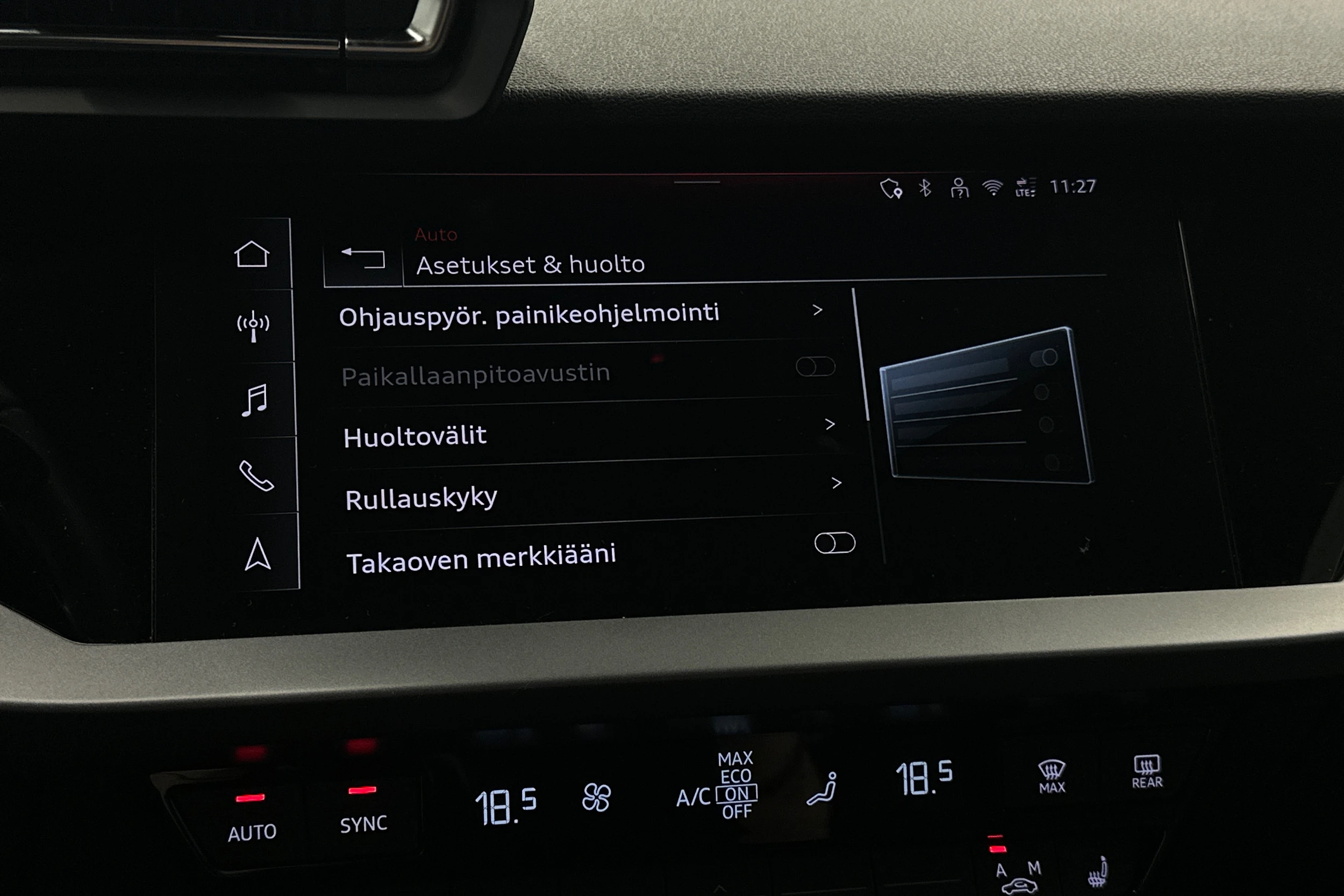 valkoinen Audi A3 2025 kuva 28.