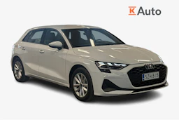 valkoinen Audi A3 2025 kuva 1.