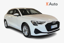 valkoinen Audi A3 2025 kuva 1.