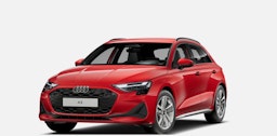 punainen Audi A3 2025 kuva 1.