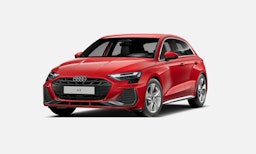 punainen Audi A3 2025 kuva 1.