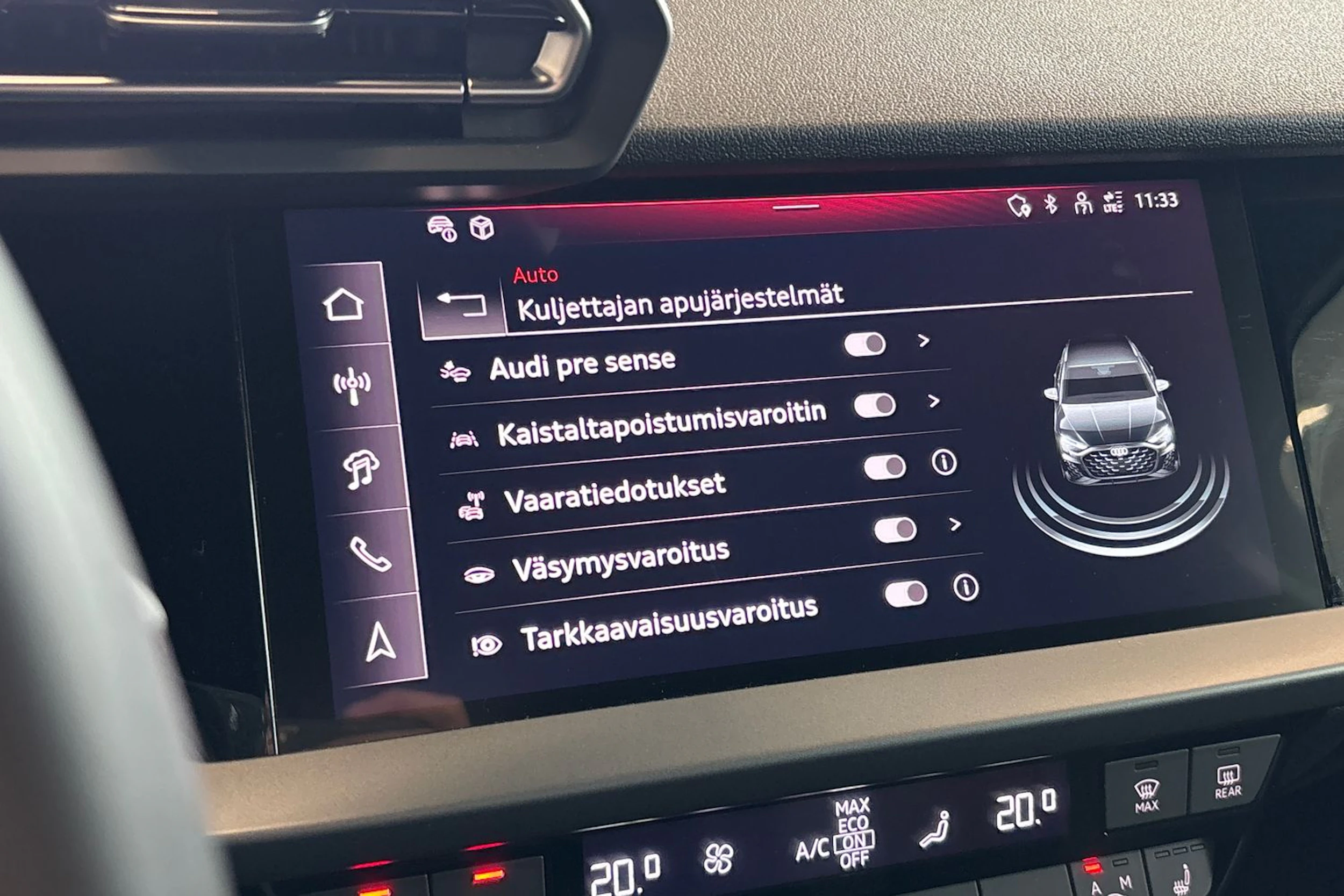 sininen Audi A3 2025 kuva 36.