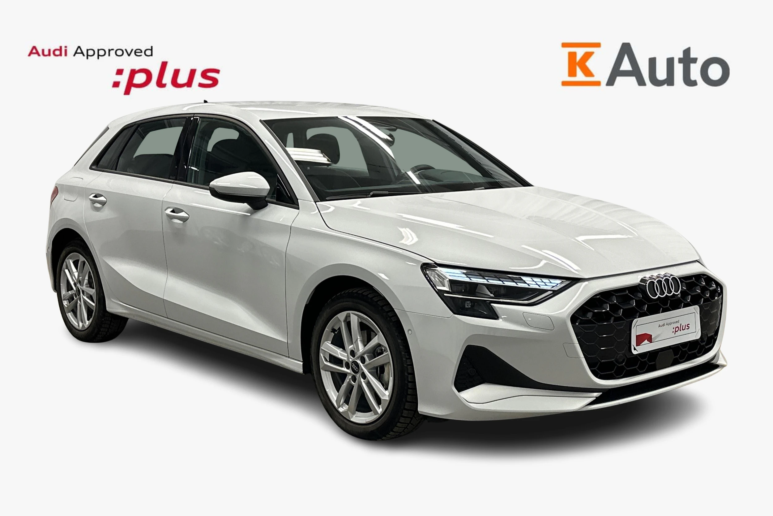 valkoinen Audi A3 2026 kuva 1.