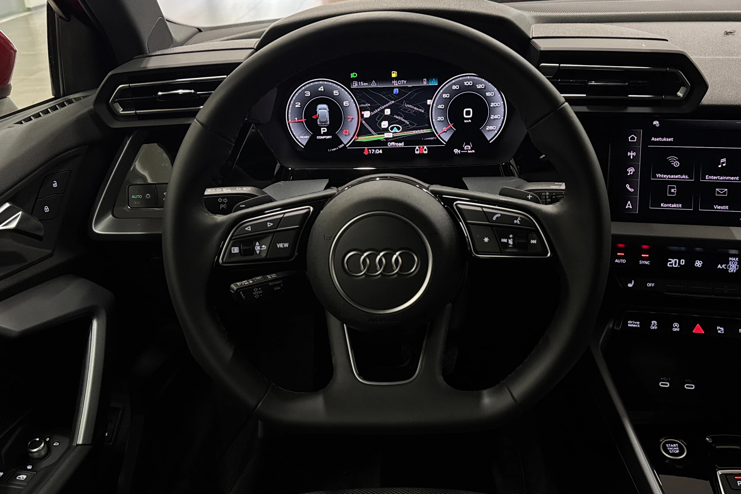punainen Audi A3 2026 kuva 23.