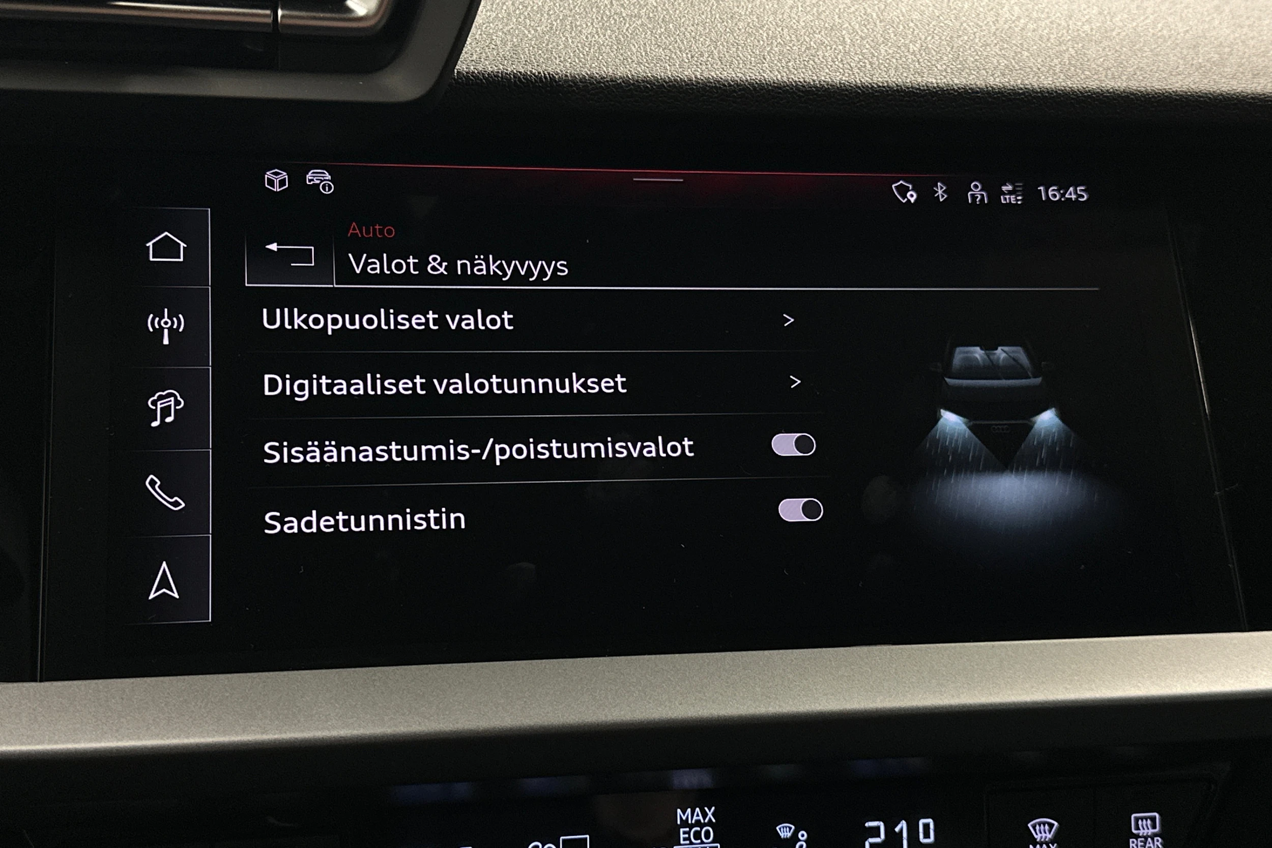 vihreä Audi A3 2026 kuva 28.