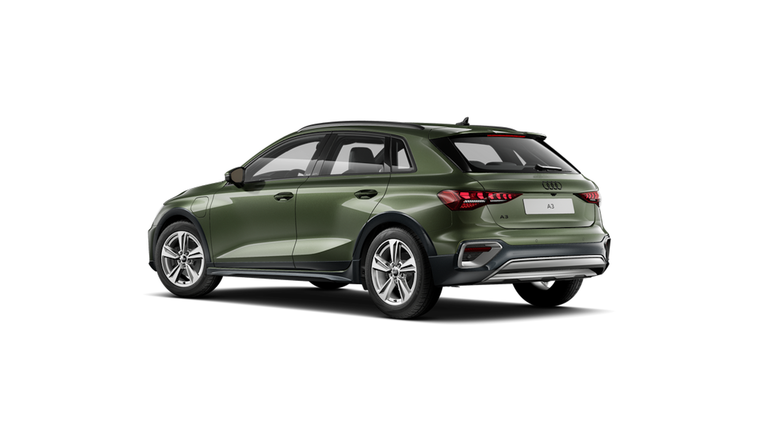 District-vihreä, metalliväri Audi A3 allstreet 2025 kuva 4.