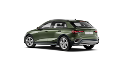 District-vihreä, metalliväri Audi A3 allstreet 2025 kuva 4.