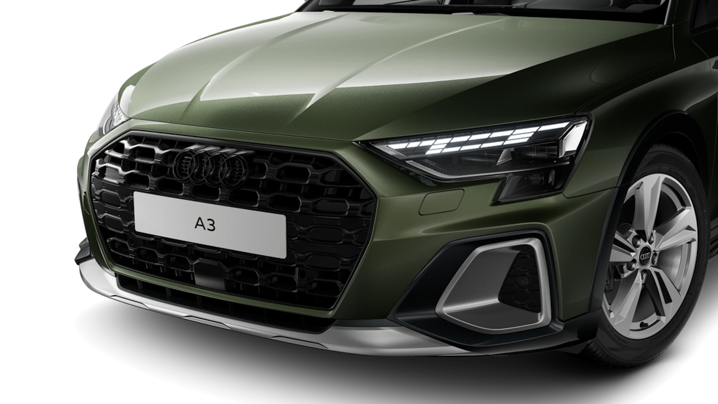 District-vihreä, metalliväri Audi A3 allstreet 2026 kuva 6.