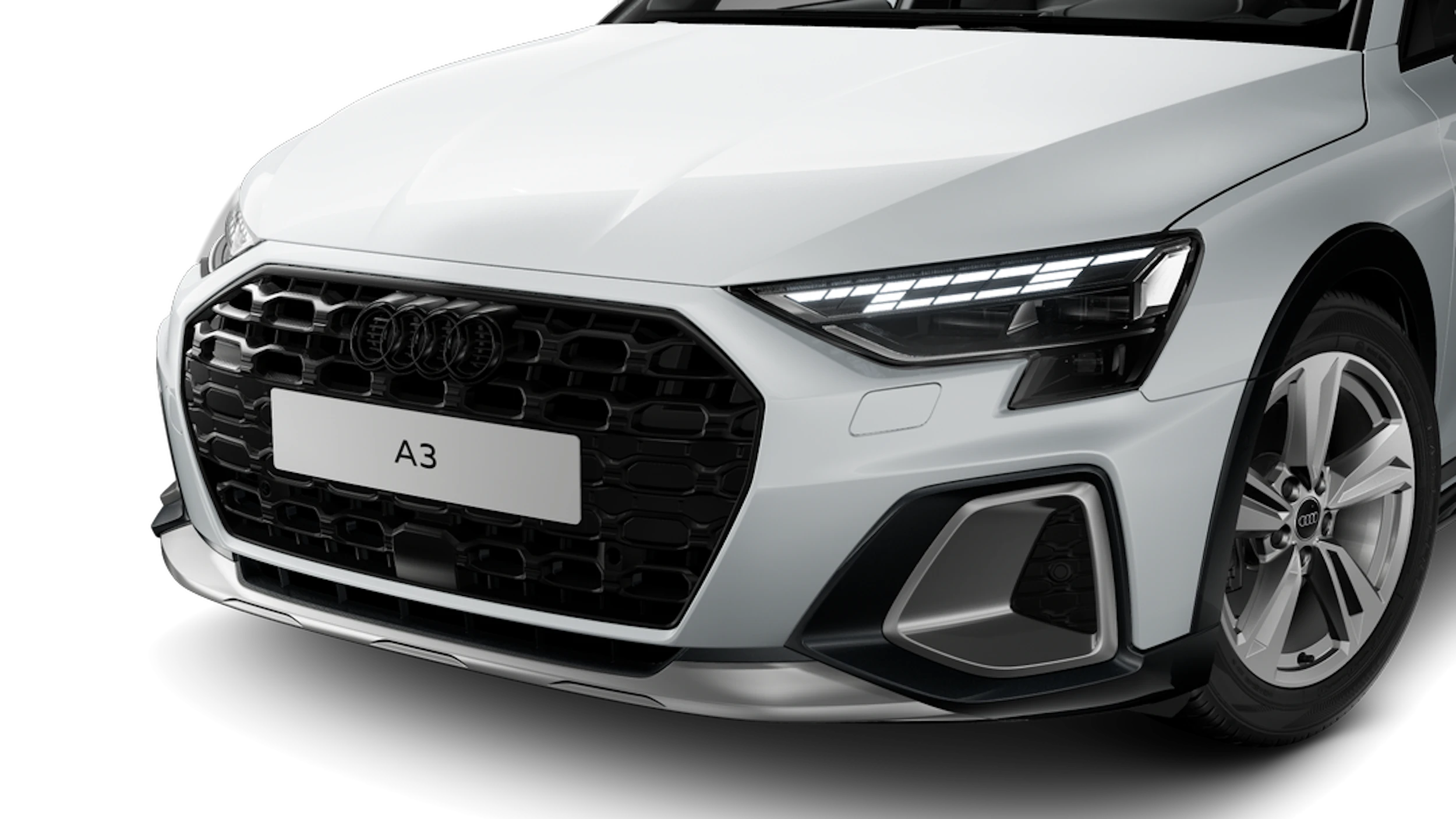 Jäätikönvalkoinen, metalliväri Audi A3 allstreet 2026 kuva 6.