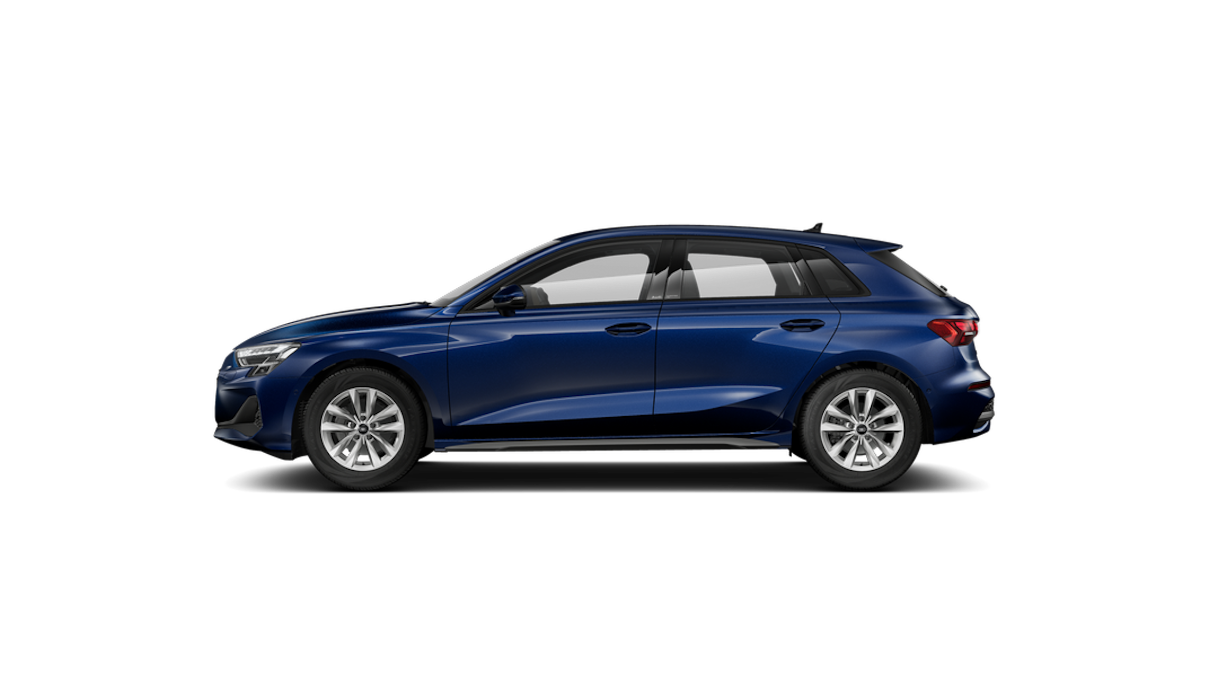 Navarra-sininen, metalliväri Audi A3 Sportback 2025 kuva 2.