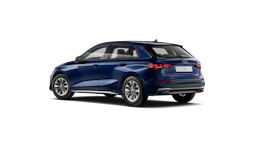 Navarra-sininen, metalliväri Audi A3 Sportback 2025 kuva 4.