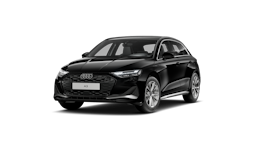 Briljantinmusta Audi A3 Sportback 2025 kuva 1.