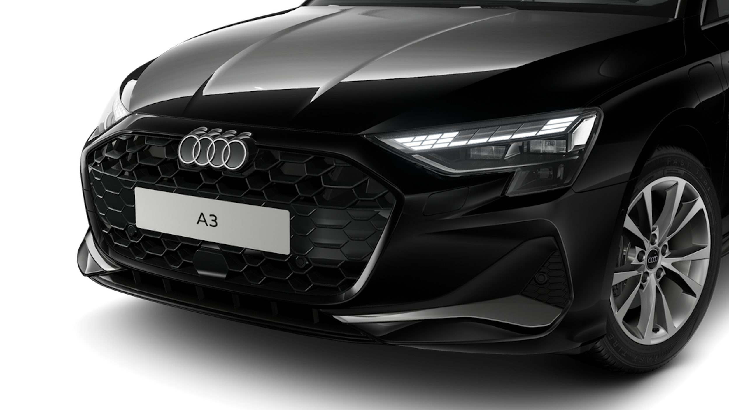 Briljantinmusta Audi A3 Sportback 2025 kuva 6.