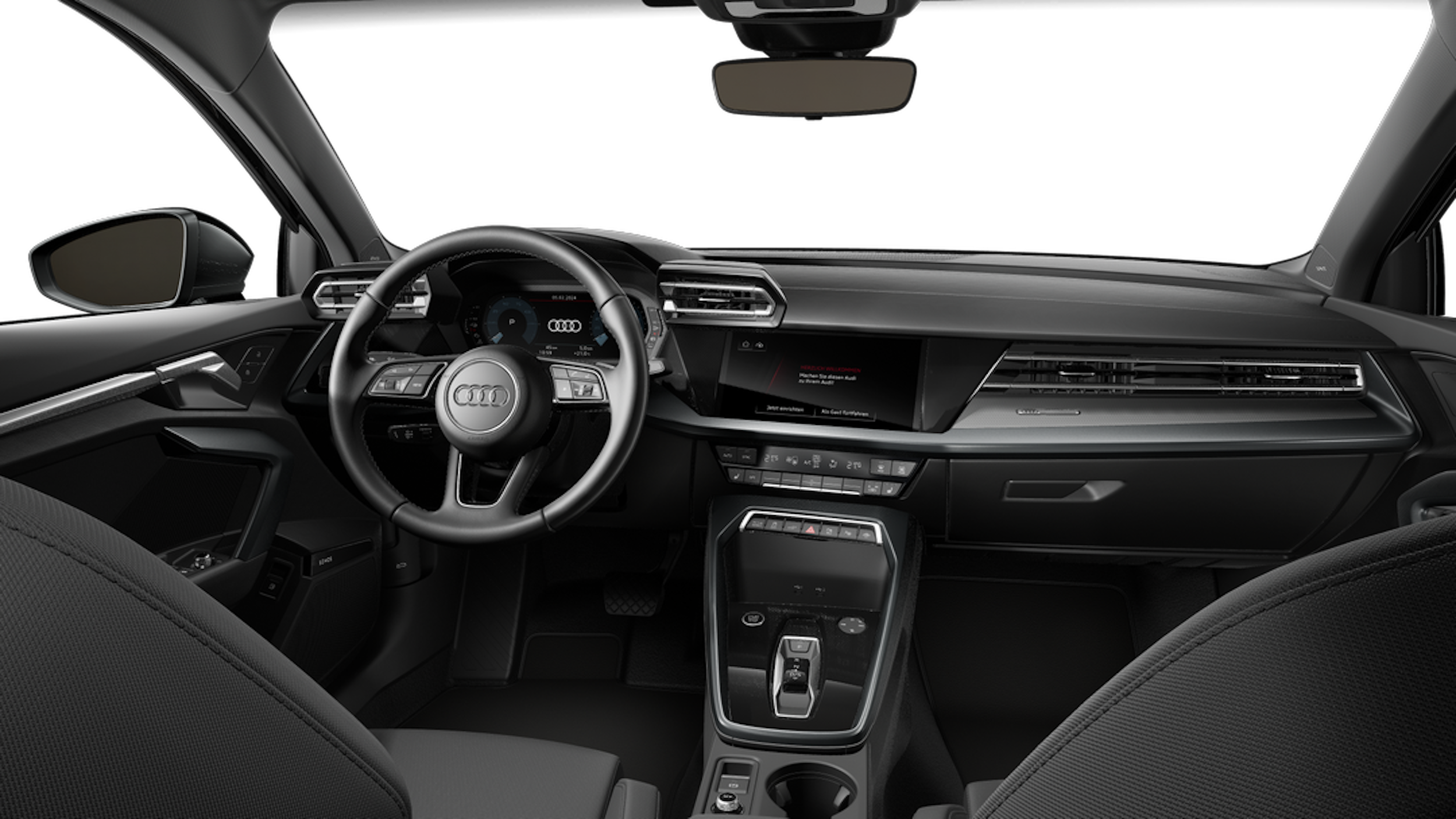 Briljantinmusta Audi A3 Sportback 2025 kuva 7.