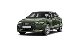 District-vihreä, metalliväri Audi A3 Sportback 2025 kuva 1.