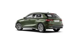 District-vihreä, metalliväri Audi A3 Sportback 2025 kuva 4.