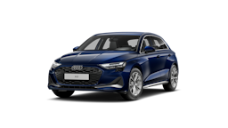 Navarra-sininen, metalliväri Audi A3 Sportback 2025 kuva 1.