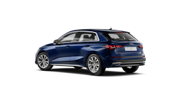 Navarra-sininen, metalliväri Audi A3 Sportback 2025 kuva 4.