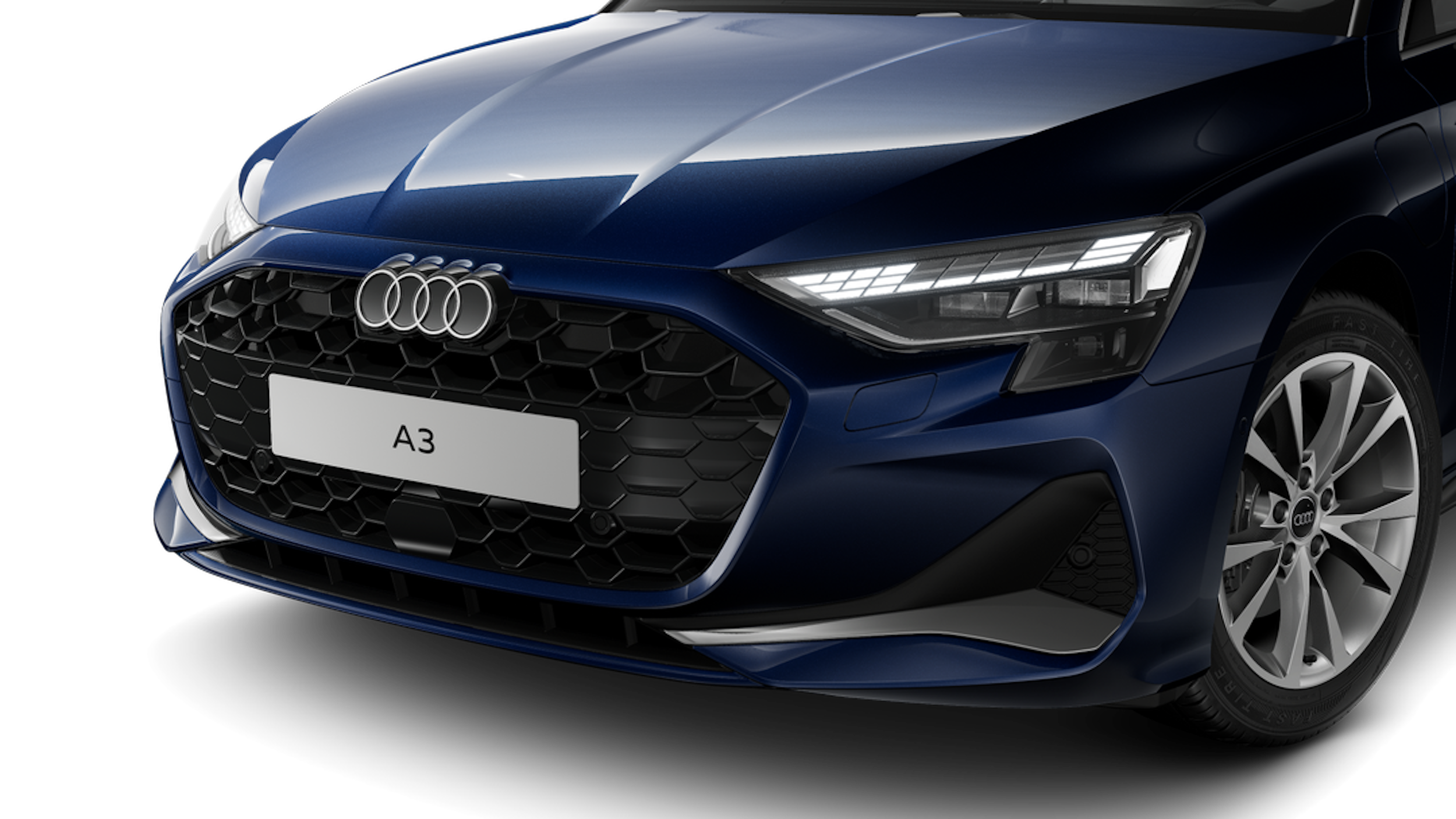 Navarra-sininen, metalliväri Audi A3 Sportback 2025 kuva 6.