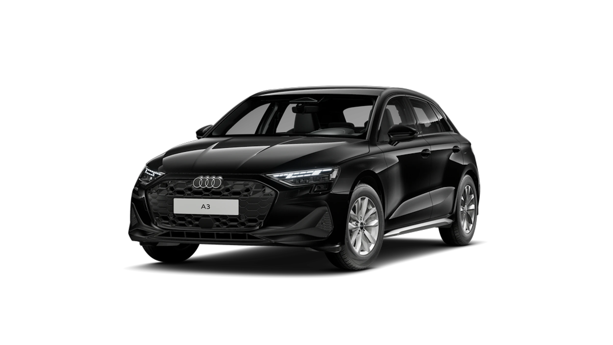 Mythos-musta, metalliväri Audi A3 Sportback 2026 kuva 1.