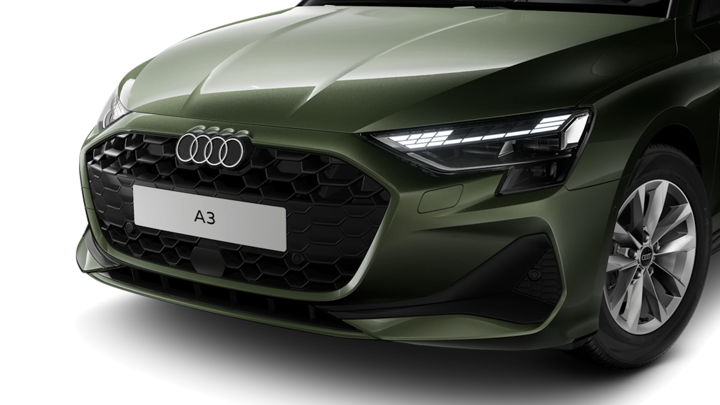 District-vihreä, metalliväri Audi A3 Sportback 2026 kuva 6.