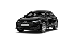 Briljantinmusta Audi A3 Sportback 2026 kuva 1.
