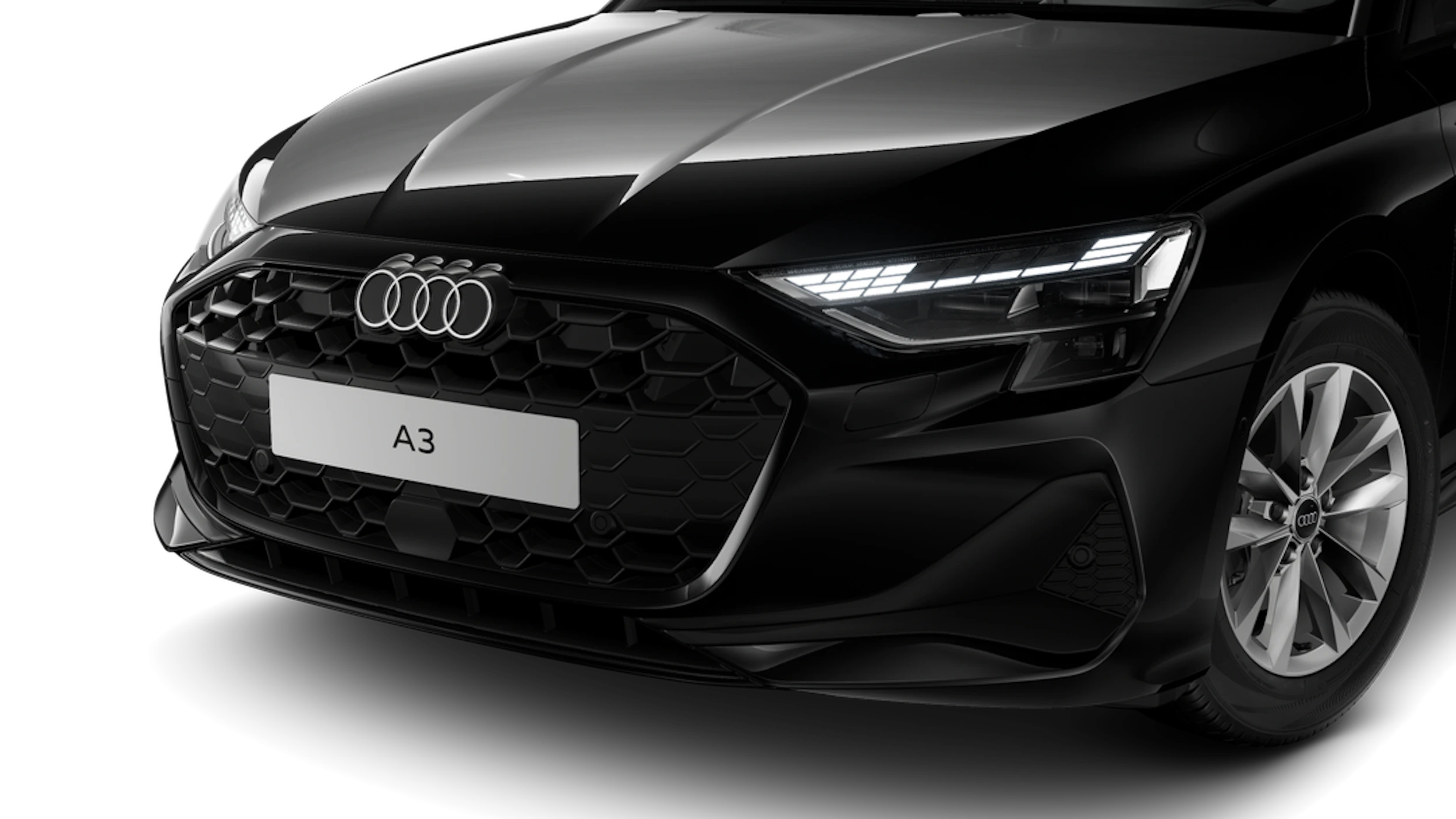 Briljantinmusta Audi A3 Sportback 2026 kuva 6.