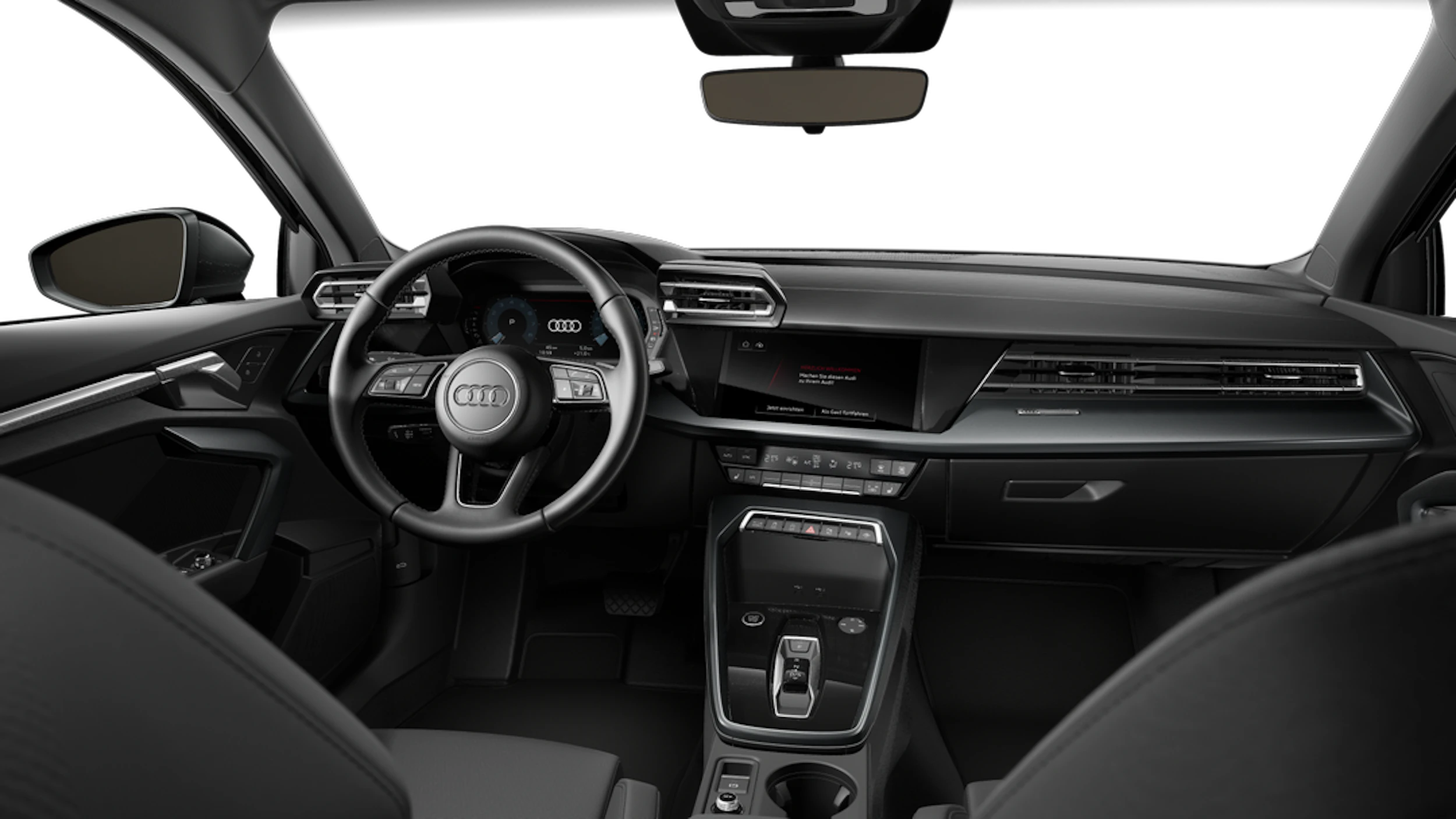 Briljantinmusta Audi A3 Sportback 2026 kuva 7.