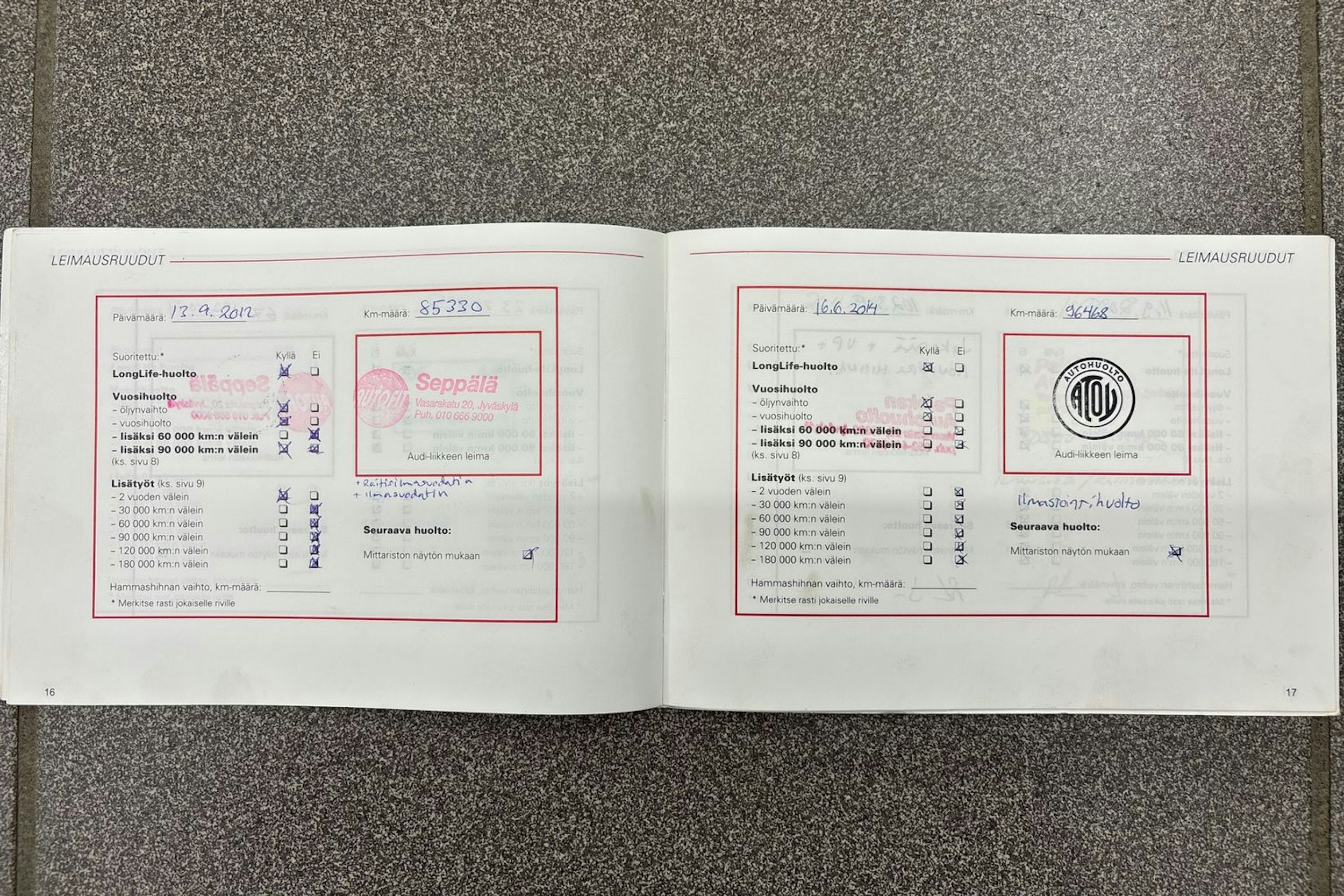 Musta Audi A4 2002 kuva 22.