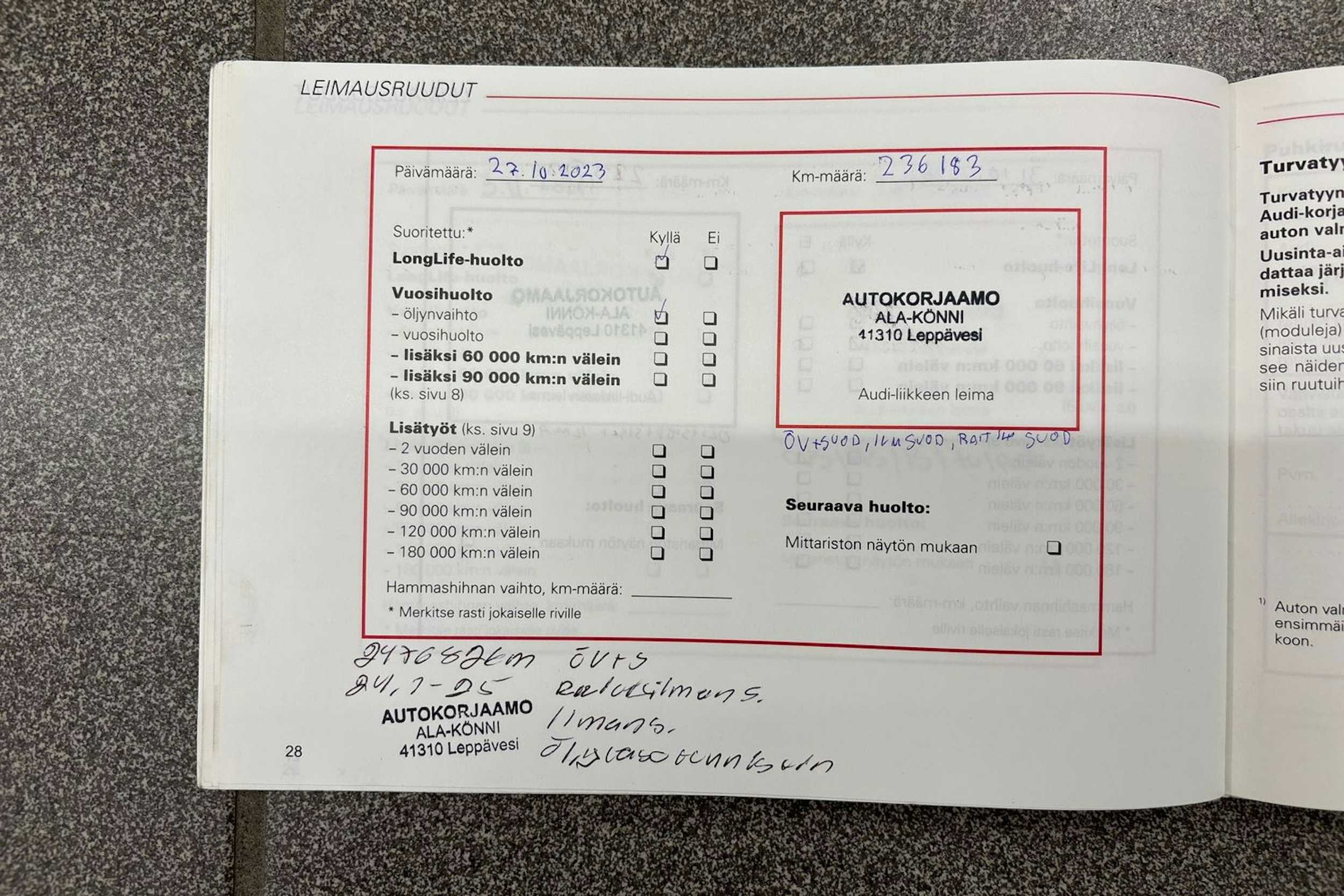 Musta Audi A4 2002 kuva 28.