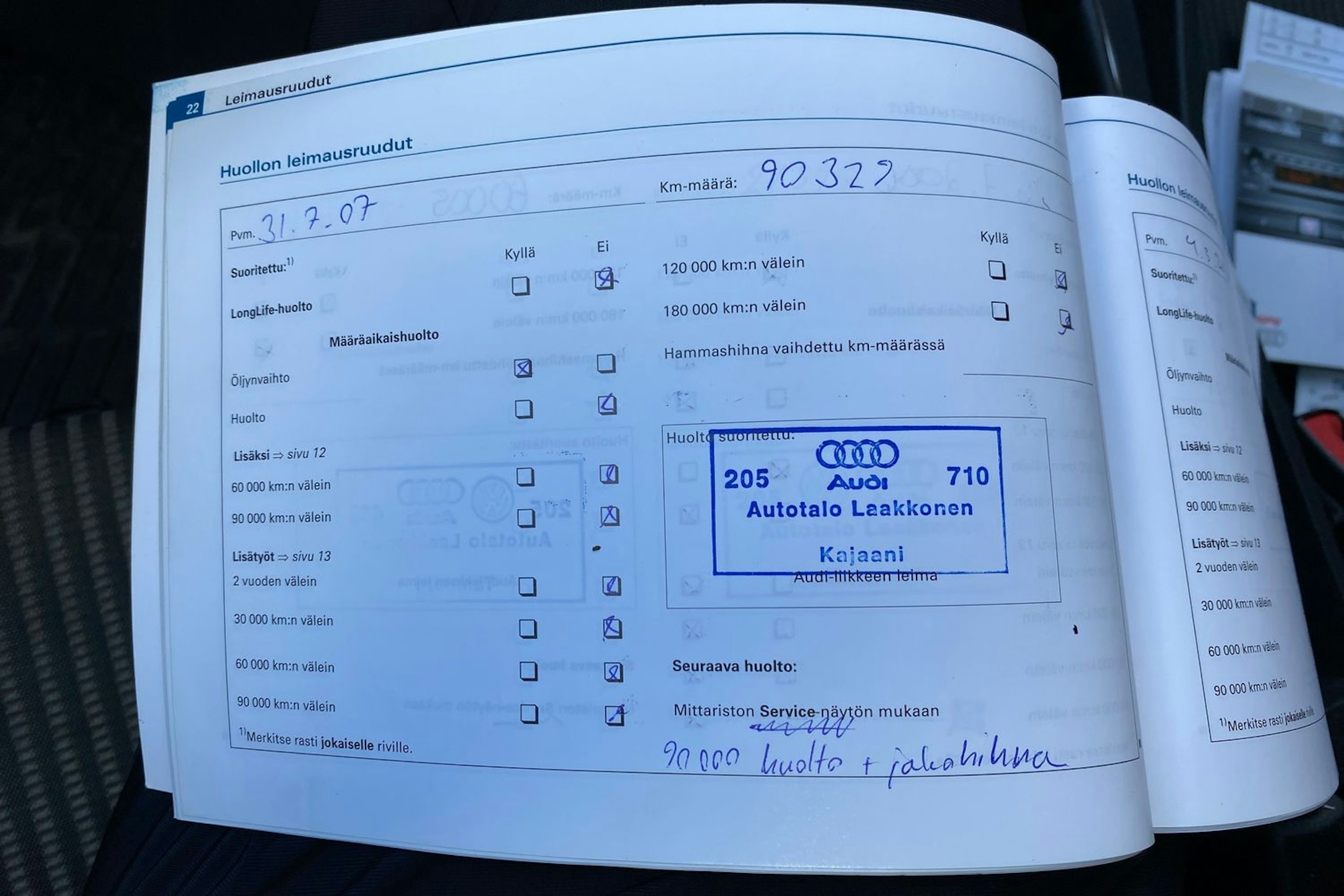 Sininen Audi A4 2005 kuva 19.