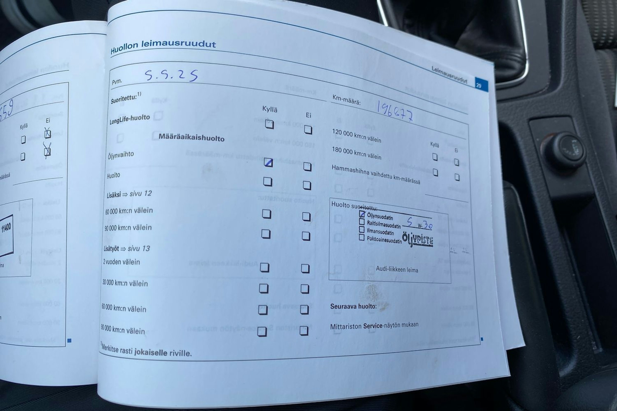 Sininen Audi A4 2005 kuva 26.