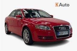 punainen Audi A4 2005 kuva 1.