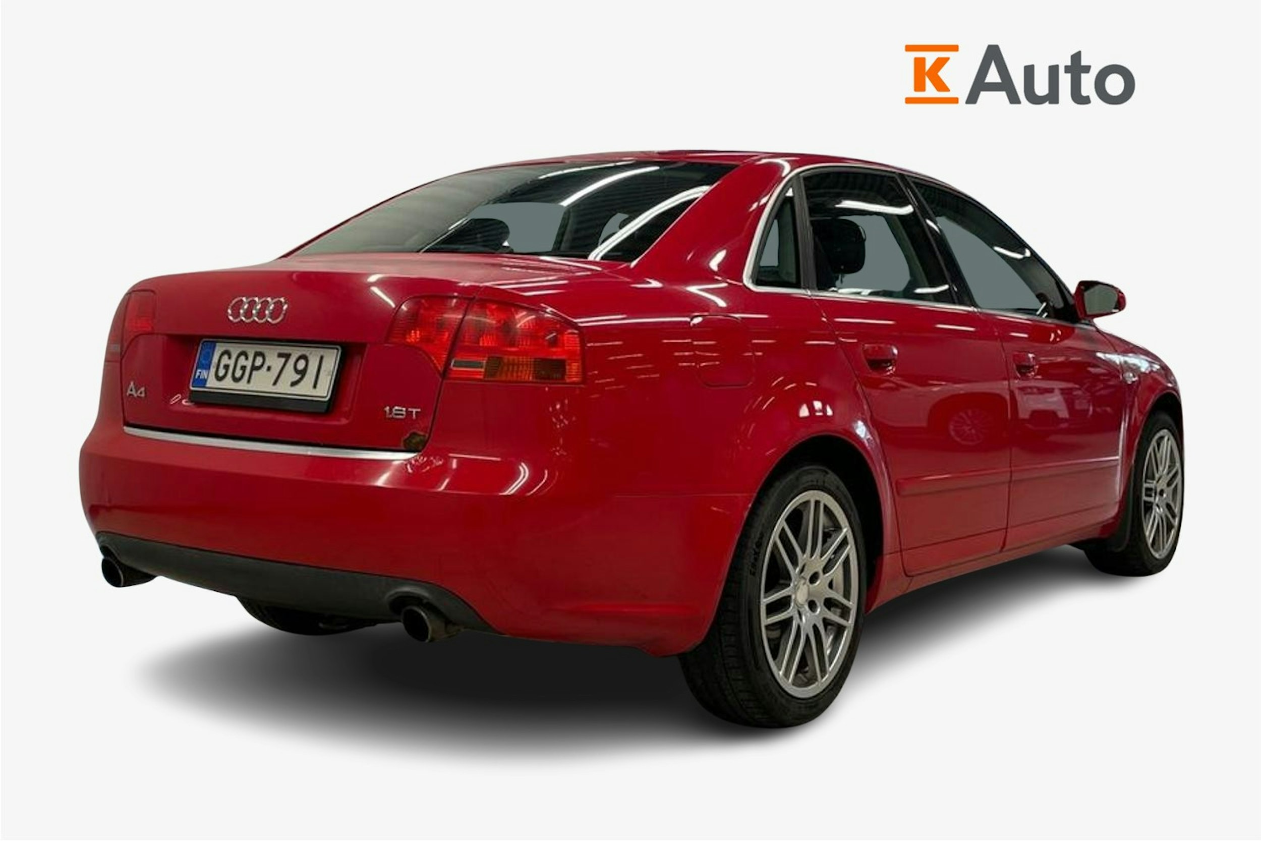 punainen Audi A4 2005 kuva 2.