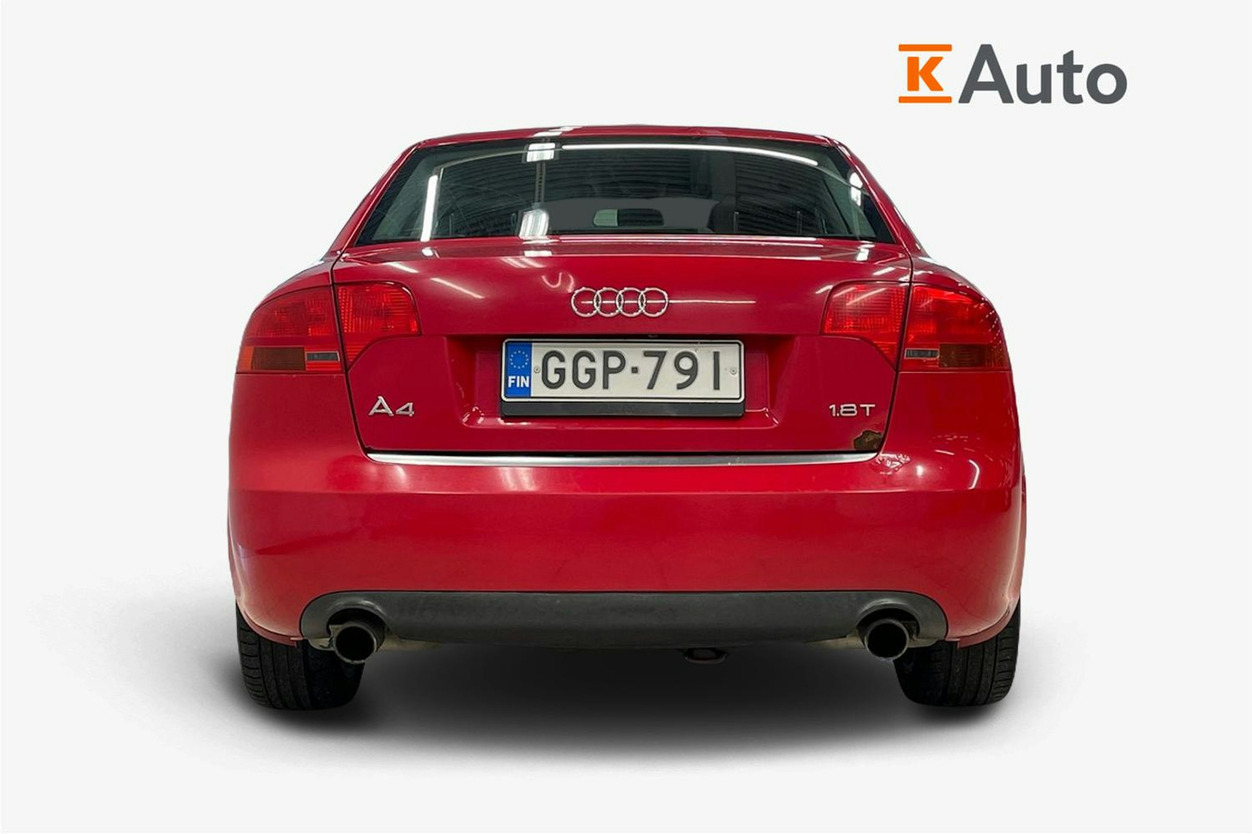 punainen Audi A4 2005 kuva 3.