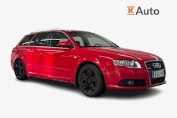 Punainen Audi A4 2006 kuva 1.