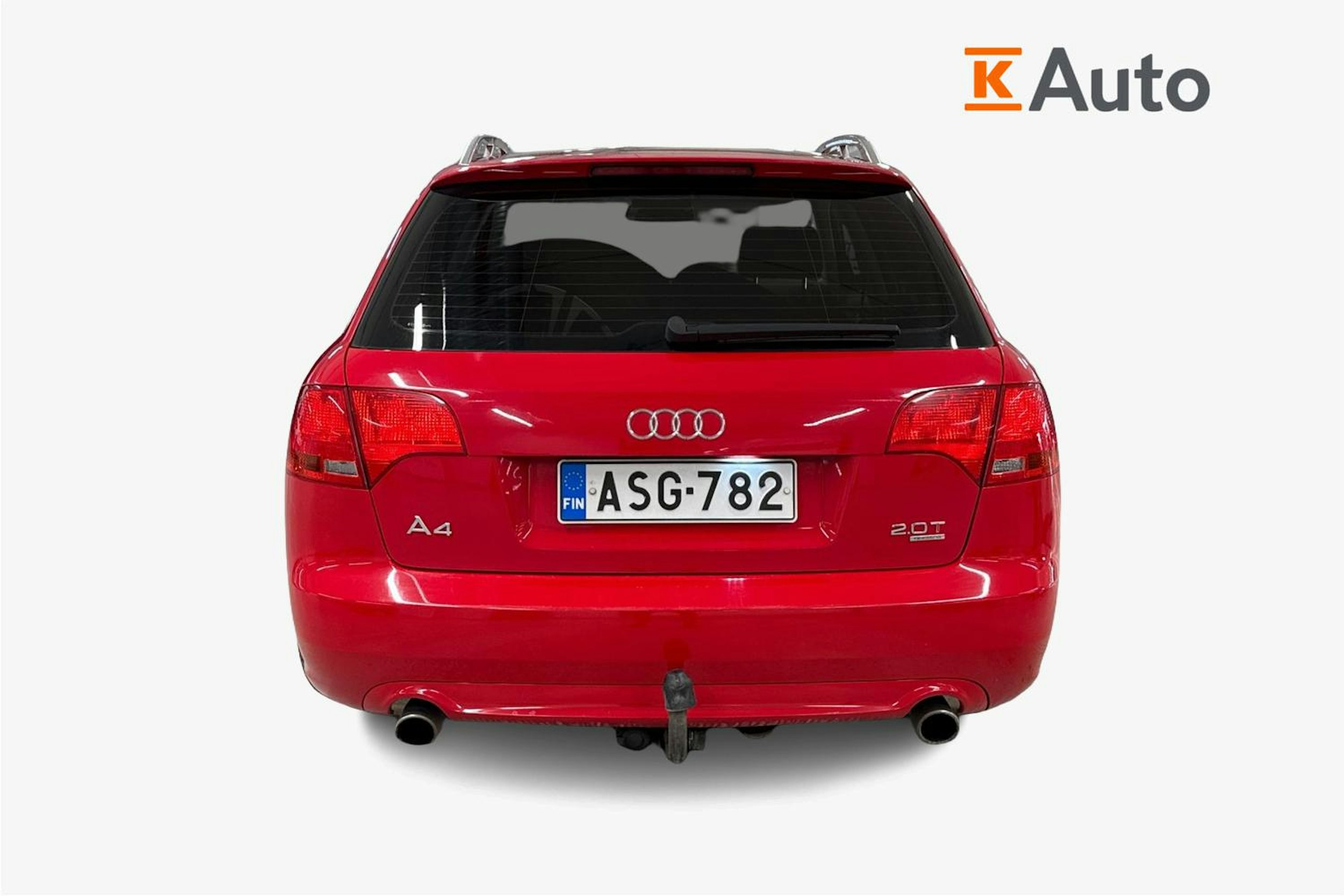 Punainen Audi A4 2006 kuva 3.