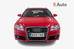 Punainen Audi A4 2006 kuva 4.