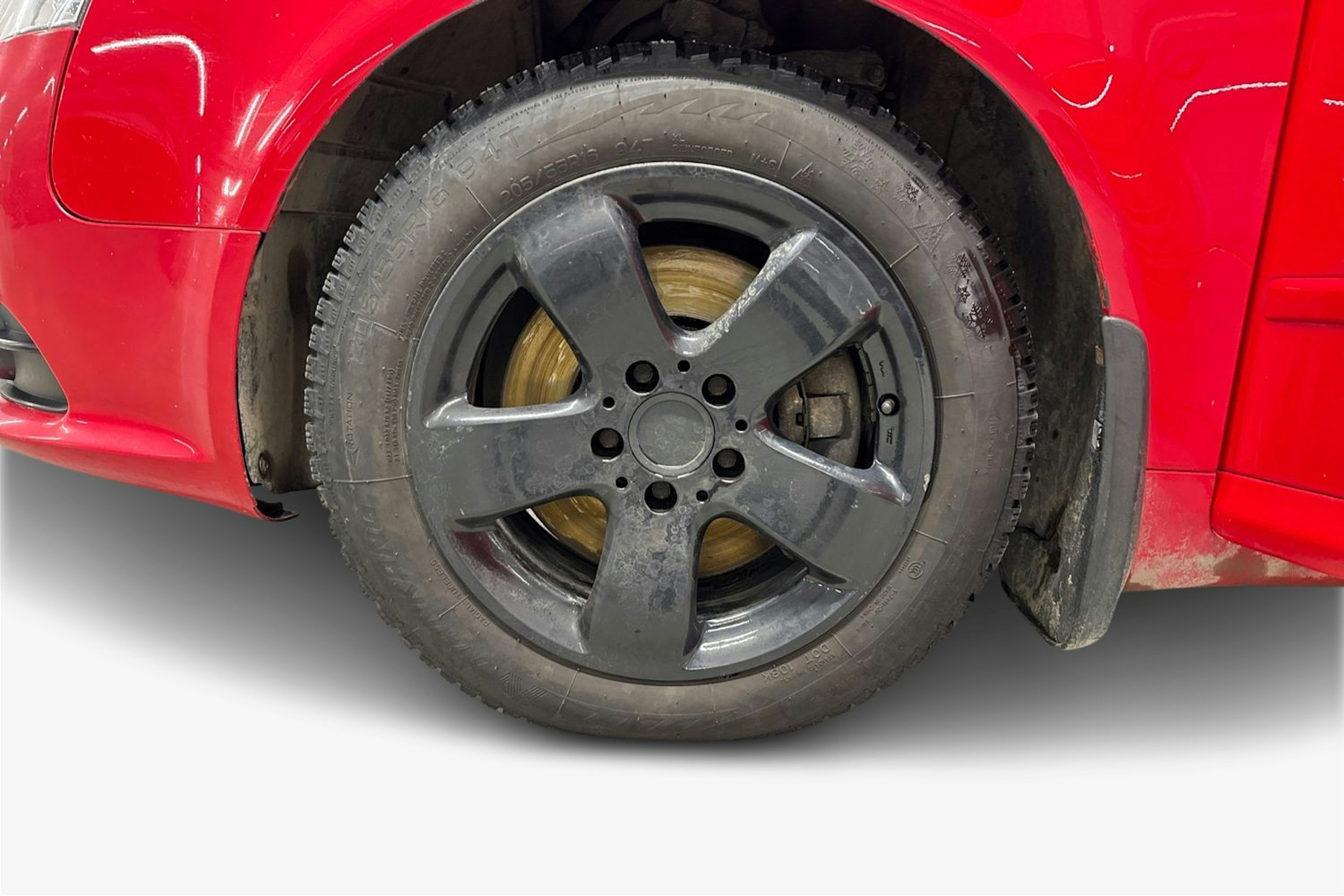 Punainen Audi A4 2006 kuva 9.