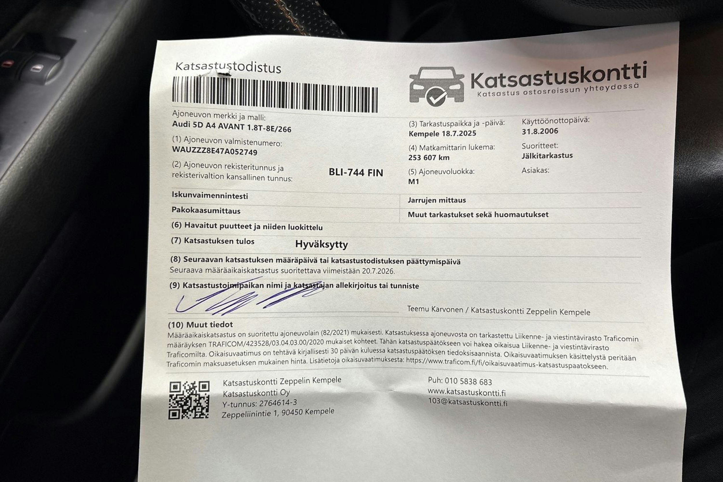 harmaa Audi A4 2006 kuva 26.