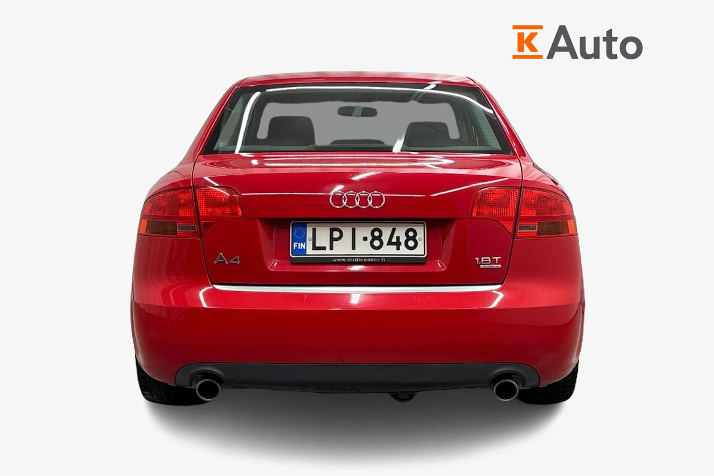 punainen Audi A4 2006 kuva 3.