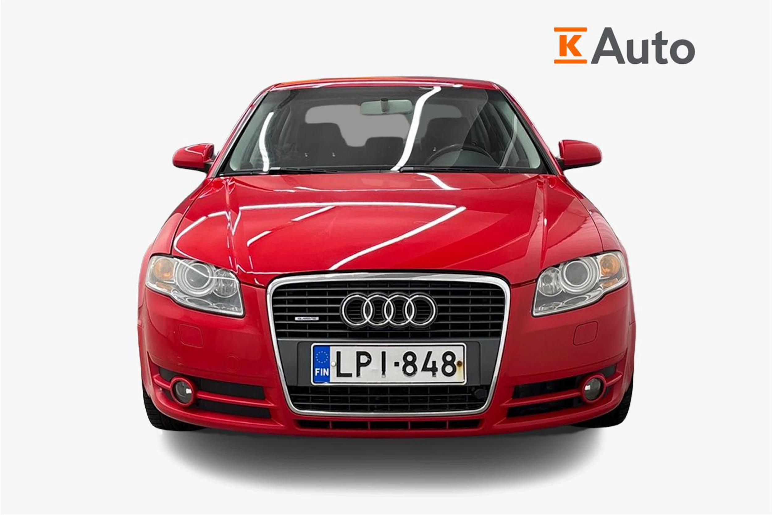 punainen Audi A4 2006 kuva 4.