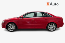 punainen Audi A4 2006 kuva 5.